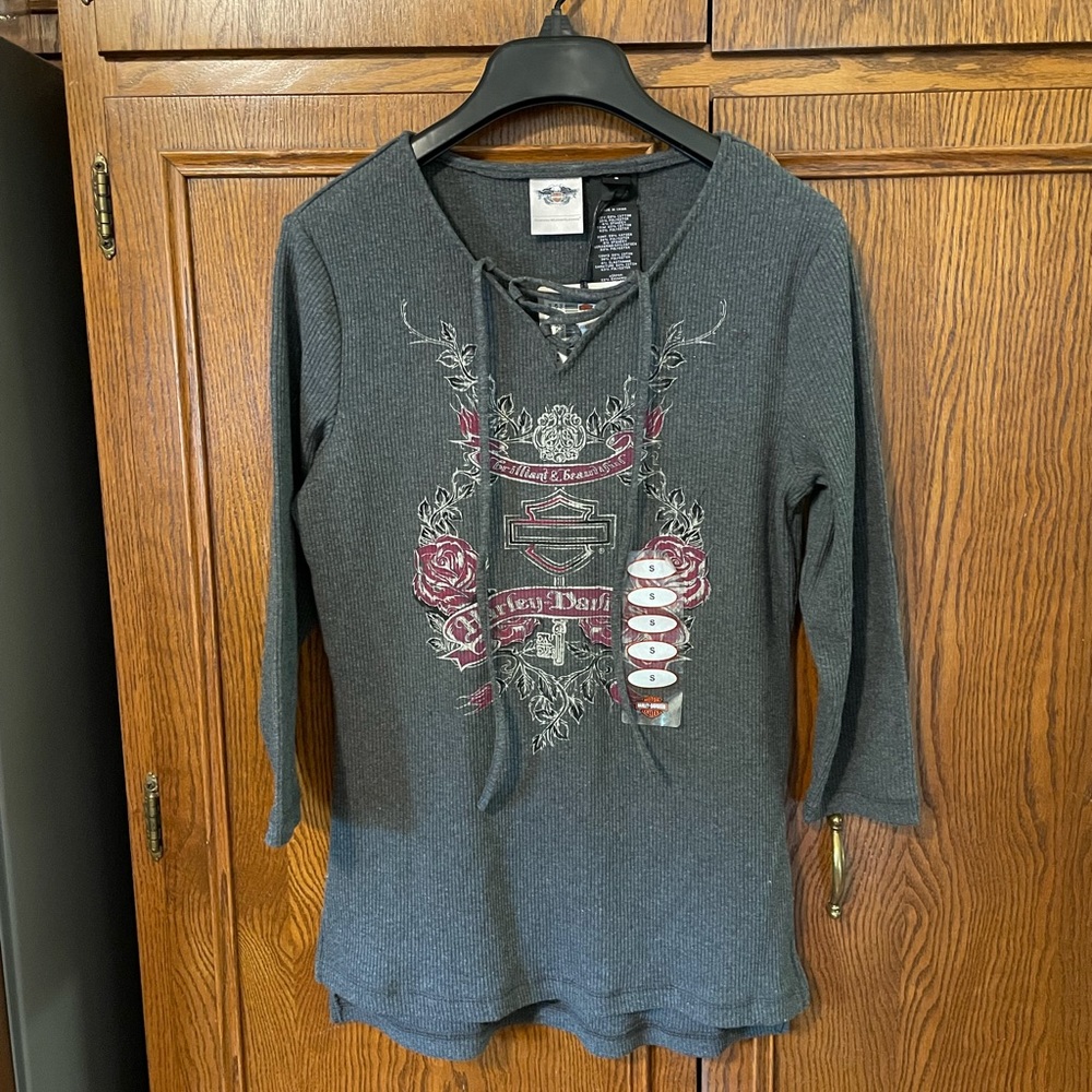 Harley-Davidson ladies’ lace-up shirt